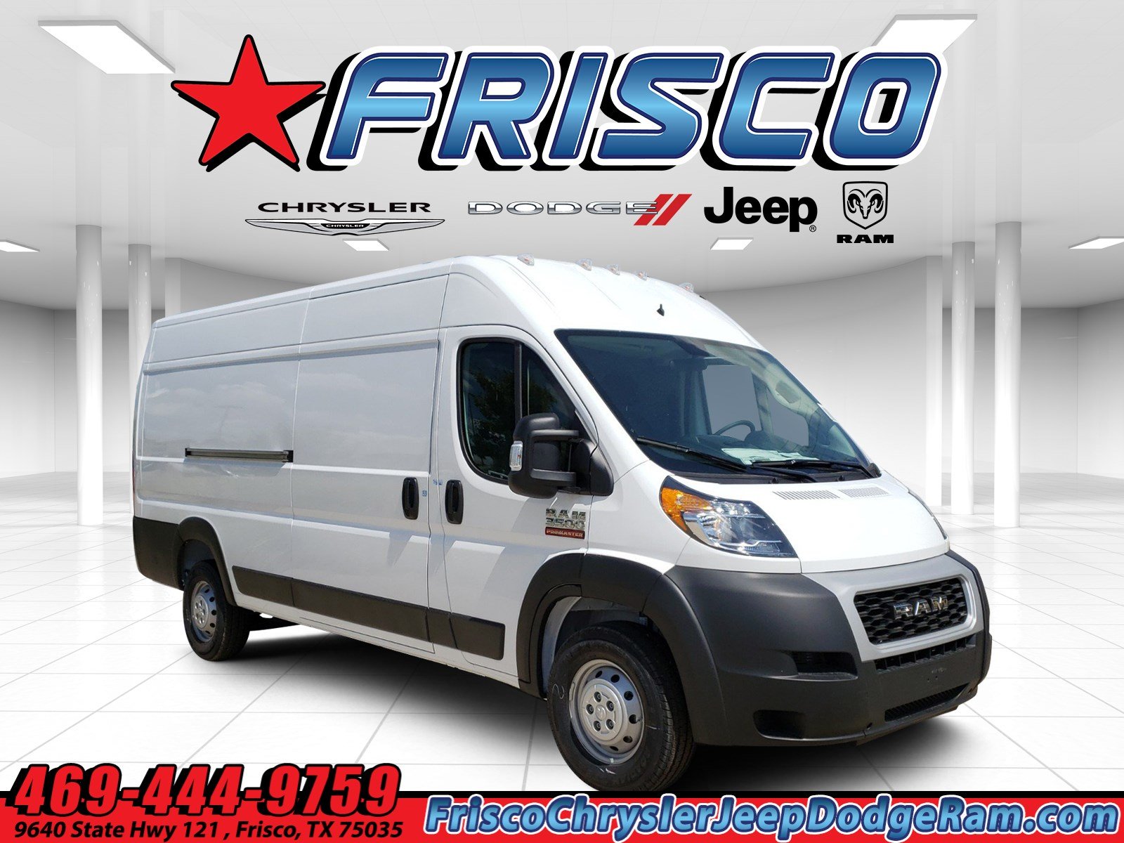 New 2019 Ram Promaster Cargo Van High Roof Fwd Full Size Cargo Van